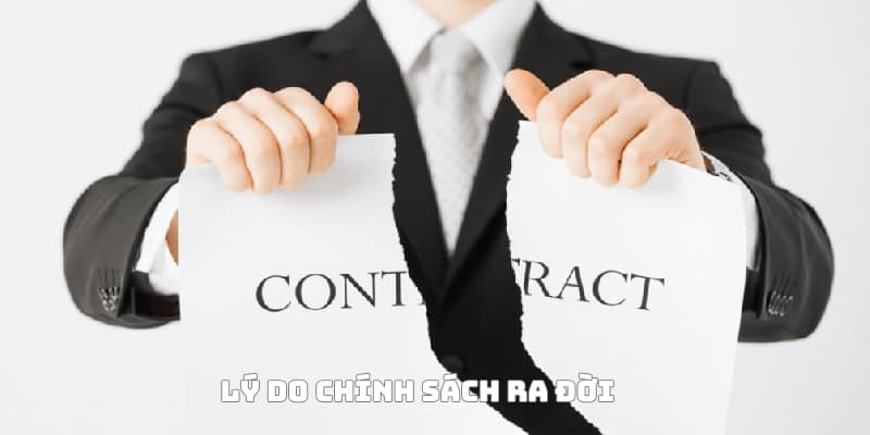 Lý do chính sách ra đời